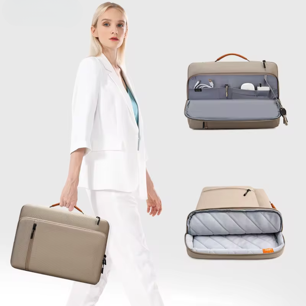 Sacoche pour Ordinateur Portable Unisexe en Tissu Oxford - Design Épuré