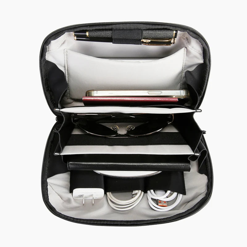 Pochette Plate de Rangement pour Câbles - Organisateur de Voyage