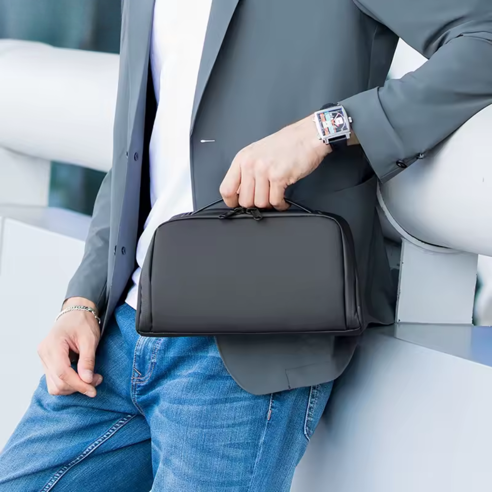 Trousse de Toilette de Voyage en Tissu Oxford - Légère et Résistante